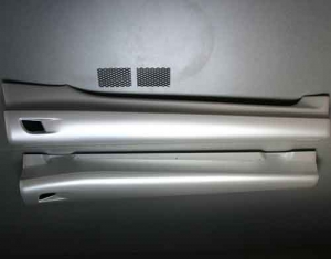 Side Skirts Silver
