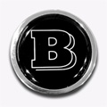 BRABUS emblem for tailgate, replaces MB-star