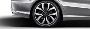 5-twin-spoke wheel 45.7 cm (18 inches) black, matt, high-sheen
