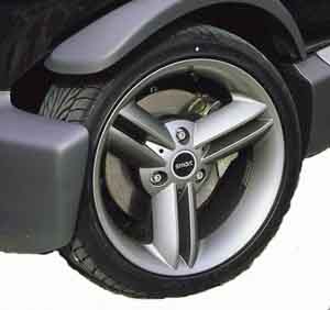 16" Crossblade wheels set Titanium