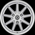 9-spoke alloy wheels, front