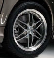 BRABUS “Monoblock VII” alloy wheel, silver/high-sheen, front axle